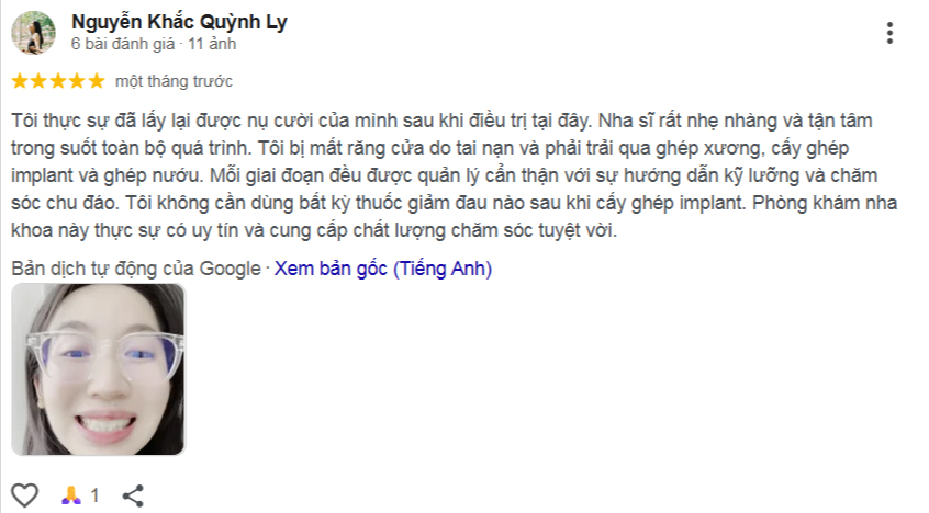 Hàng Trăm Đánh Giá 5* Minh Chứng Cho Uy Tín & Chất Lượng Của Nha Khoa Đức An Nha Trang