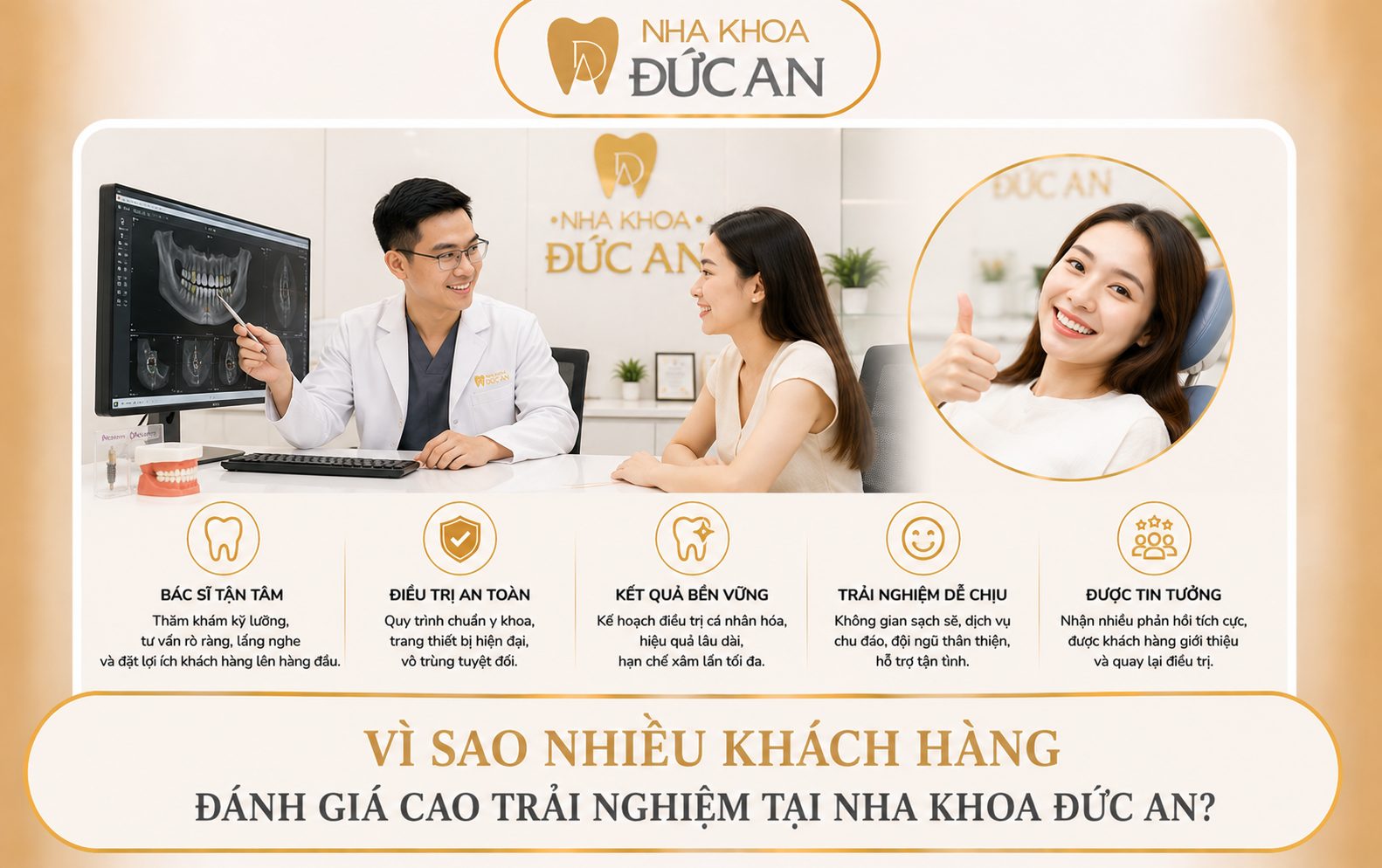Lời khen từ khách hàng điều trị cấy ghép implant tại Nha Khoa Đức An Nha Trang