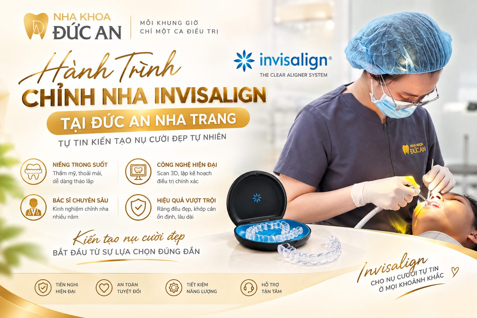 Hành Trình Niềng Răng Invisalign Comprehensive Tại Nha Khoa Đức An Nha Trang